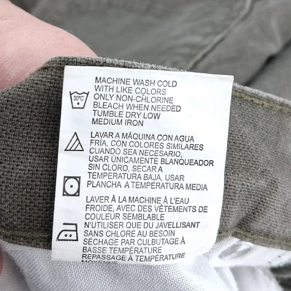 Dickies Mens 44x30 Carpenter‎ Pants Workwear Casual Olive Green Streetwear Y2K